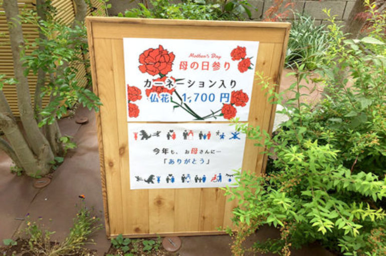 「母の日参り」