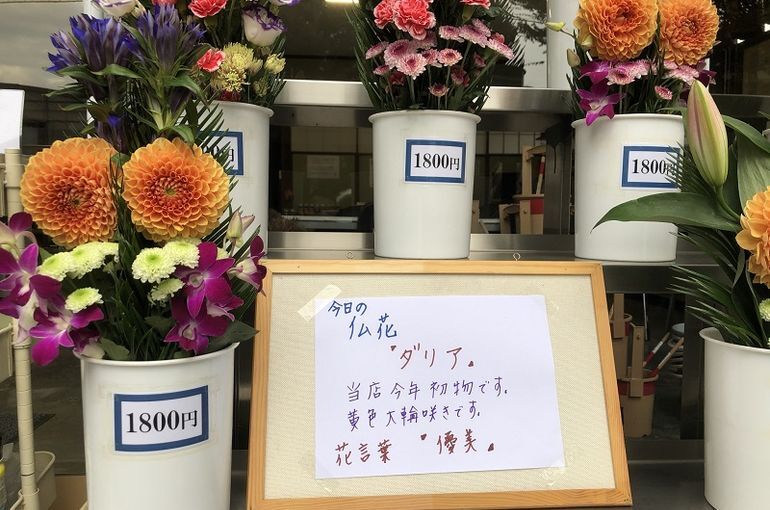 「今日の仏花」