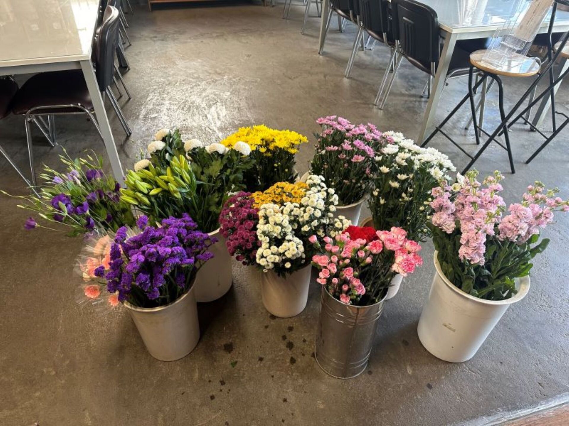 お花の仕入れ